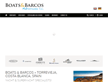 Tablet Screenshot of boats-barcos.com